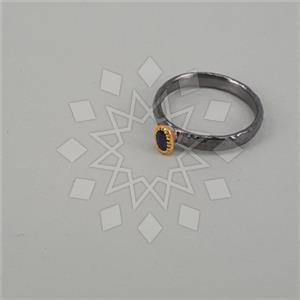 925 Sterling Silver Geometric Gemstone Rings