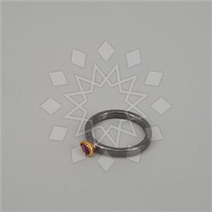 925 Sterling Silver Geometric Gemstone Rings