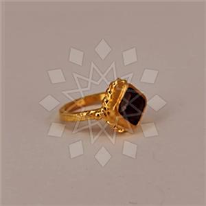 925 Sterling Silver Geometric Gemstone Rings