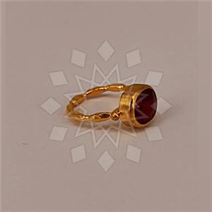 925 Sterling Silver Geometric Gemstone Rings