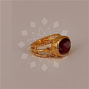 925 Sterling Silver Geometric Gemstone Rings
