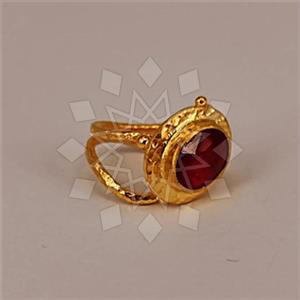 925 Sterling Silver Geometric Gemstone Rings