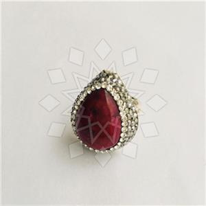 925 Sterling Silver Glittering  Gemstone Rings