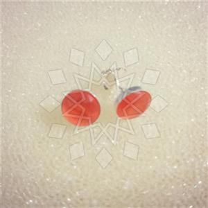 925 Sterling Silver Glittering  Stud Earrings