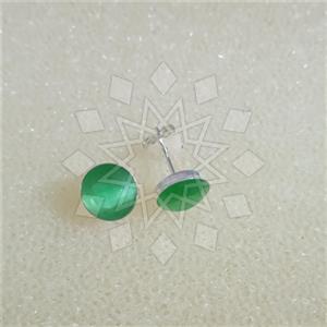 925 Sterling Silver Glittering  Stud Earrings