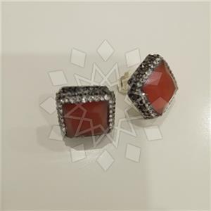 925 Sterling Silver Glittering  Stud Earrings