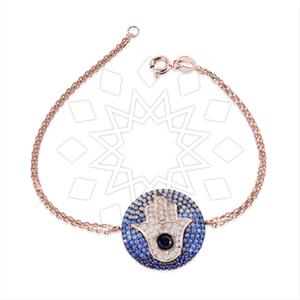 925 Sterling Silver Hamsa Hand Classic Bracelets
