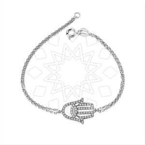 925 Sterling Silver Hamsa Hand Classic Bracelets