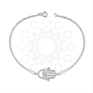 925 Sterling Silver Hamsa Hand Classic Bracelets