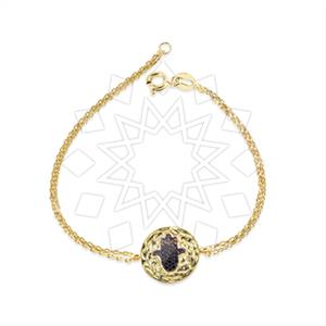 925 Sterling Silver Hamsa Hand Geometric Classic Bracelets