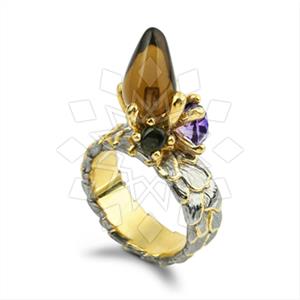 925 Sterling Silver Handmade Artisan Silver  Cocktail Rings