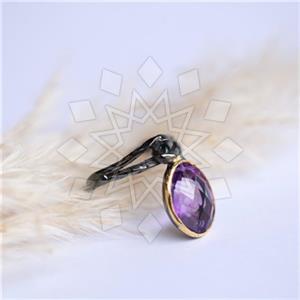 925 Sterling Silver Handmade Artisan Silver  Gemstone Rings