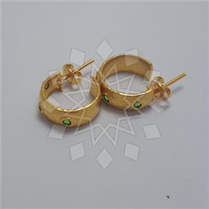 925 Sterling Silver Handmade Artisan Silver  Hoop Earrings