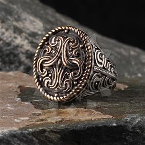 925 Sterling Silver Handmade Artisan Silver  Mens Ring