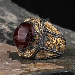 925 Sterling Silver Handmade Artisan Silver  Mens Ring