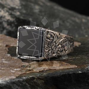 925 Sterling Silver Handmade Artisan Silver  Mens Ring