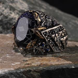 925 Sterling Silver Handmade Artisan Silver  Mens Ring