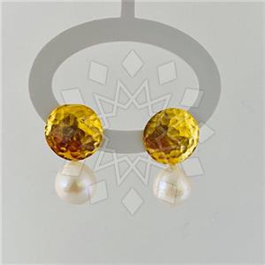 925 Sterling Silver Handmade Artisan Silver  Single Drop Earrings