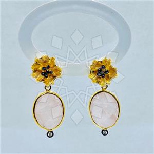 925 Sterling Silver Handmade Artisan Silver  Single Drop Earrings