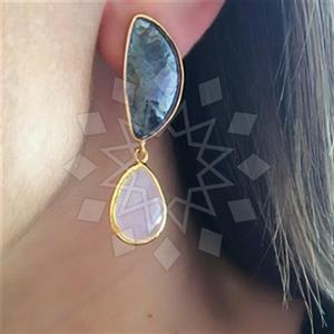 925 Sterling Silver Handmade Artisan Silver  Statement Earring