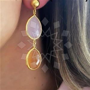 925 Sterling Silver Handmade Artisan Silver  Statement Earring