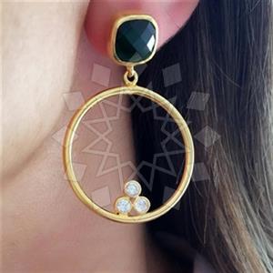 925 Sterling Silver Handmade Artisan Silver  Statement Earring