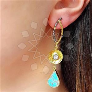 925 Sterling Silver Handmade Artisan Silver  Statement Earring