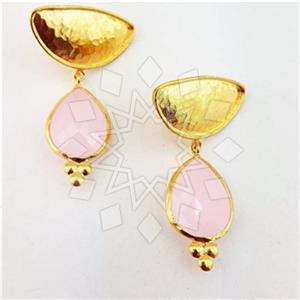 925 Sterling Silver Handmade Artisan Silver  Statement Earring