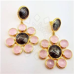 925 Sterling Silver Handmade Artisan Silver  Statement Earring