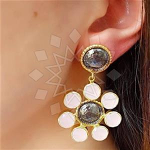 925 Sterling Silver Handmade Artisan Silver  Statement Earring