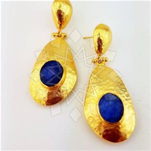 925 Sterling Silver Handmade Artisan Silver  Statement Earring