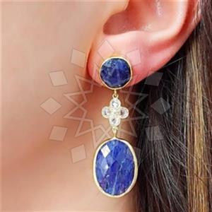 925 Sterling Silver Handmade Artisan Silver  Statement Earring