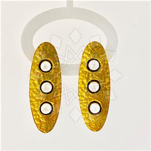 925 Sterling Silver Handmade Artisan Silver  Stud Earrings