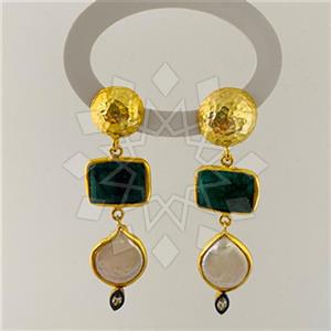 925 Sterling Silver Handmade Artisan Silver  Unique Earrings