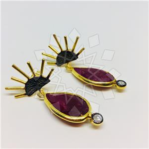 925 Sterling Silver Handmade Artisan Silver  Unique Earrings