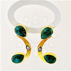 925 Sterling Silver Handmade Artisan Silver  Unique Earrings