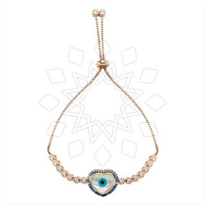 925 Sterling Silver Heart Adjustable Bracelet