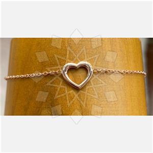 925 Sterling Silver Heart Classic Bracelets