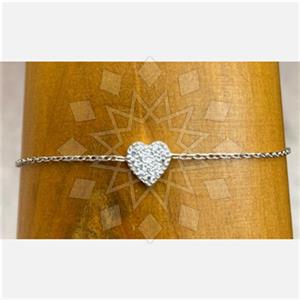 925 Sterling Silver Heart Classic Bracelets