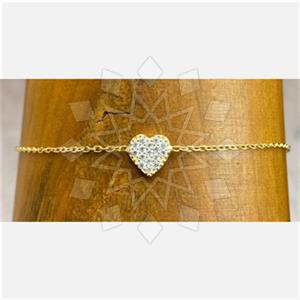 925 Sterling Silver Heart Classic Bracelets