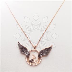 925 Sterling Silver Heart Pendant Necklace