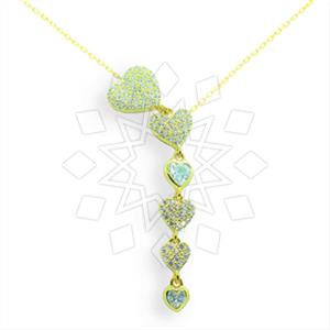 925 Sterling Silver Heart Geometric Minimal Dainty Pendant Necklace