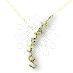 925 Sterling Silver Geometric Personalized Letter Minimal Dainty Pendant Necklace