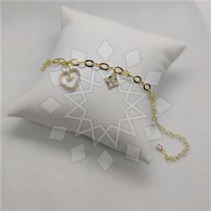 925 Sterling Silver Heart Moon and Stars Geometric Minimal Dainty Classic Bracelets