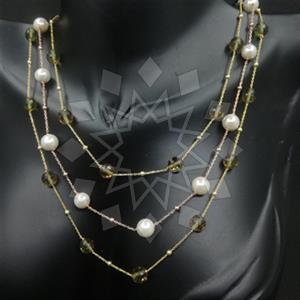 925 Sterling Silver Multi Strand Necklace