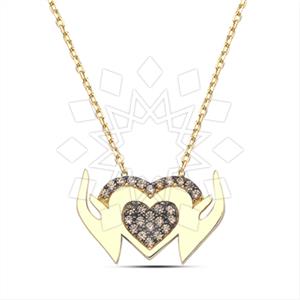 925 Sterling Silver Heart Pendant Necklace