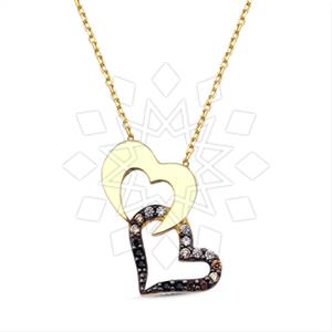 925 Sterling Silver Heart Pendant Necklace