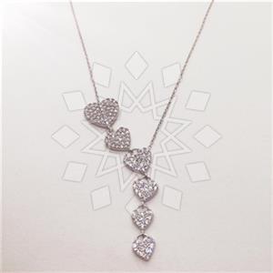 925 Sterling Silver Heart Pendant Necklace