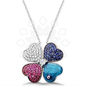 925 Sterling Silver Heart Pendant Necklace