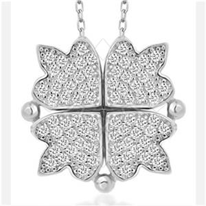 925 Sterling Silver Heart Pendant Necklace